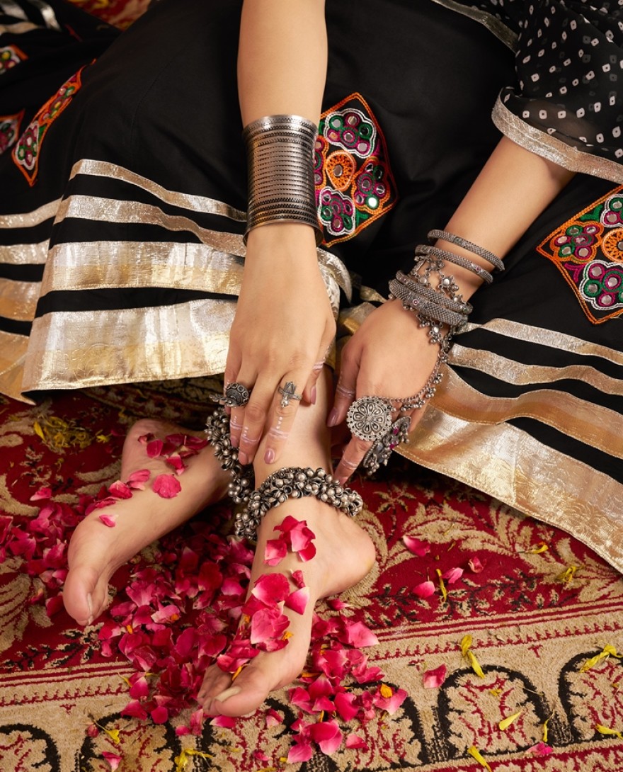 11004 - Delicate Black Mirror Work Viscose Rayon Lehenga Choli With Dupatta